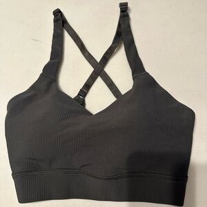 Women's Black Strappy Bralette